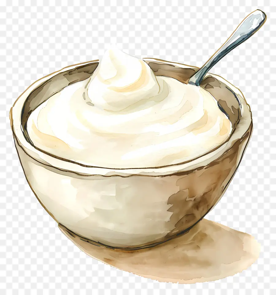 Yogurt，сливочный PNG