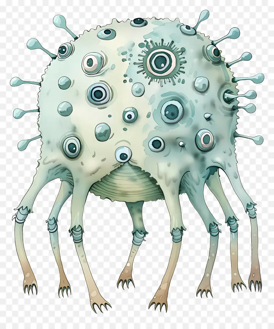 Вирус，инопланетное существо PNG