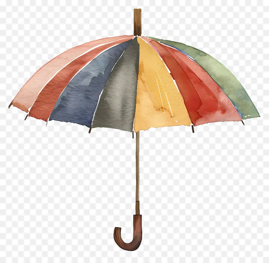 Зонтик，Радужный зонтик PNG