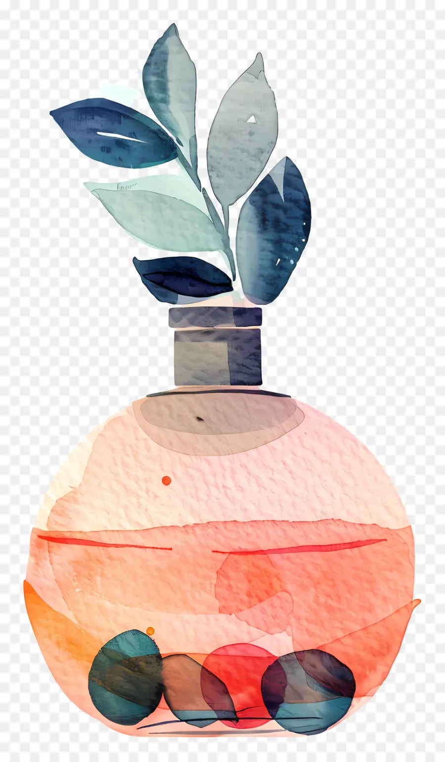 духи，украшенная ваза PNG