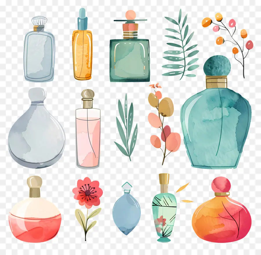 Perfume Bottle，ароматизированные духи PNG