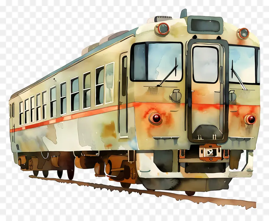 Поезд，Живопись поезда PNG