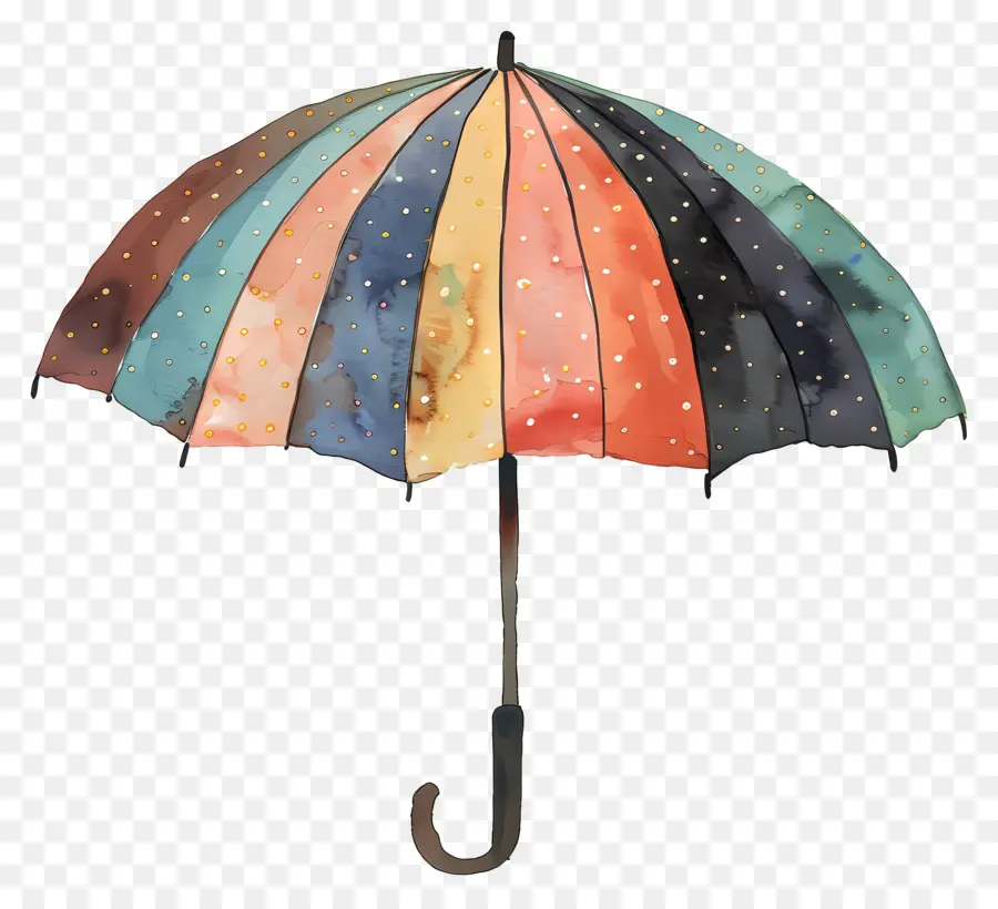 Зонтик，красочный зонтик PNG