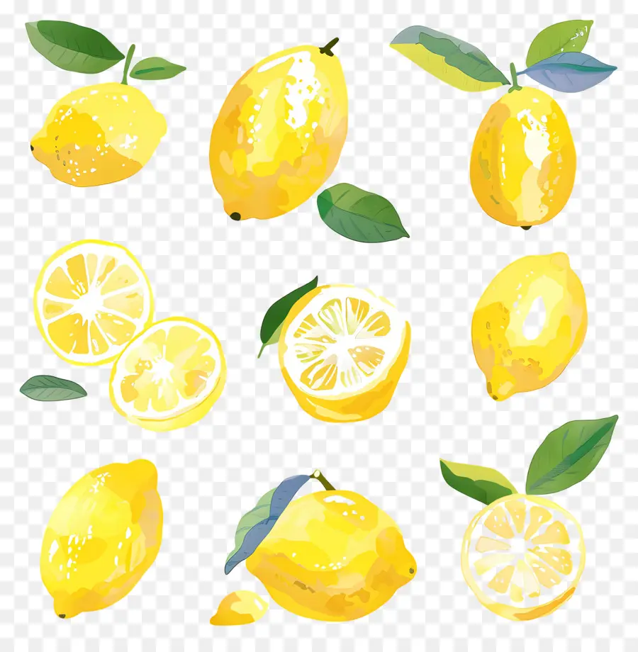 Лимон，лимоны PNG