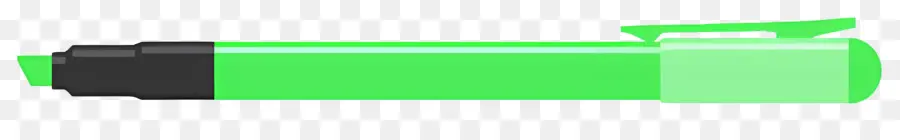 Хайлайтер，Зеленая ручка PNG