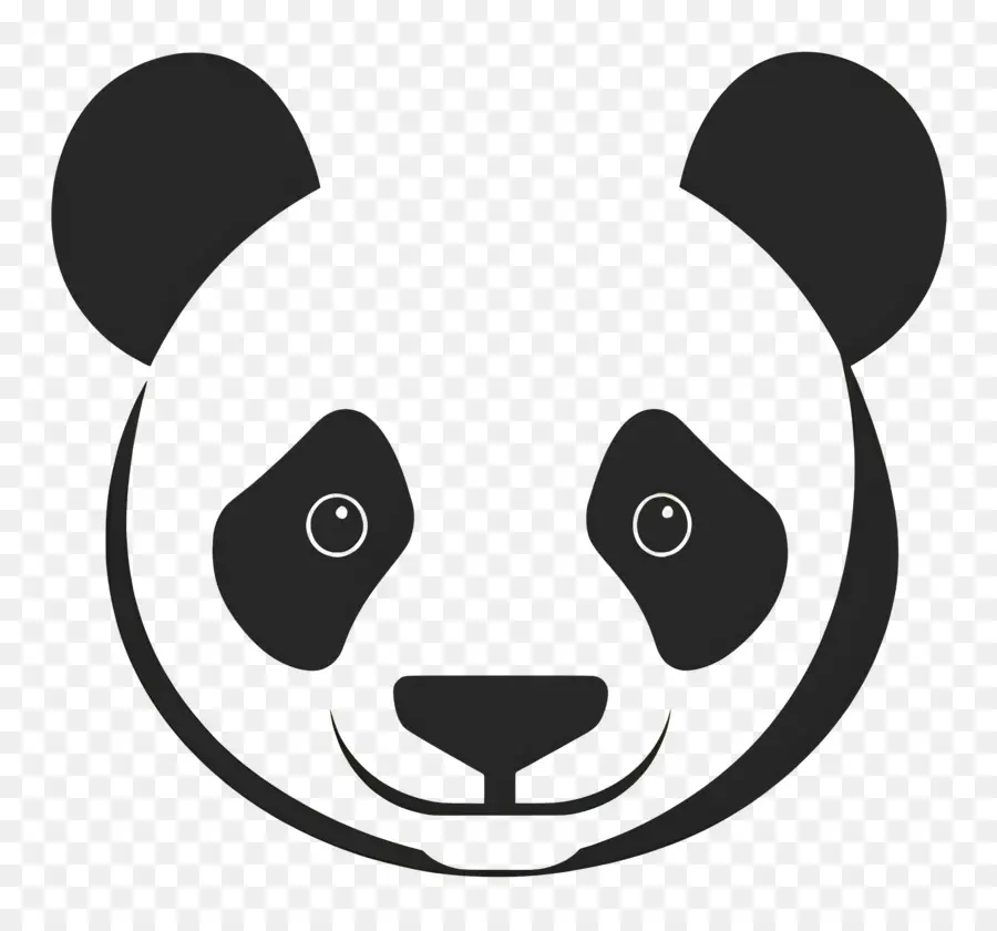 панда голова，Panda Bear PNG