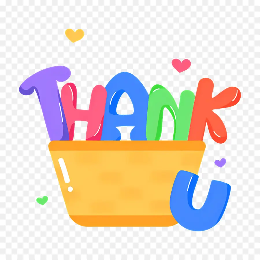 Thank You，мультфильм PNG