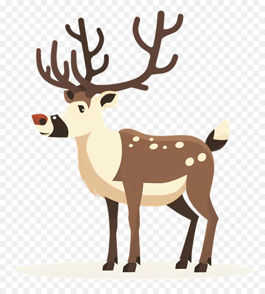 Reindeer，олень PNG