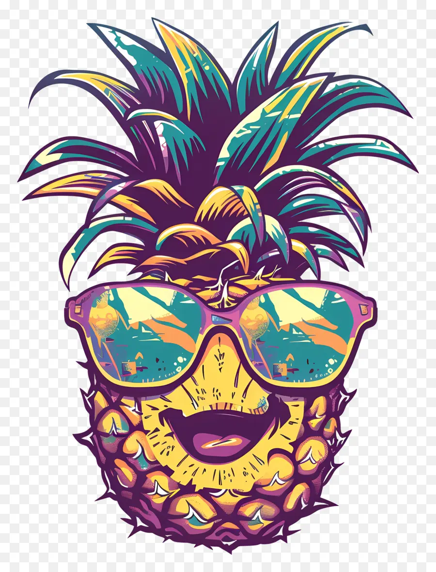 Pineapple，мультфильм ананас PNG