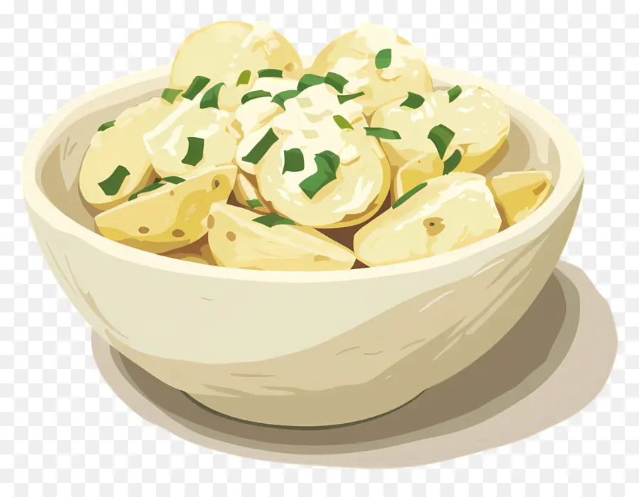 Картофельный салат，Herbs PNG