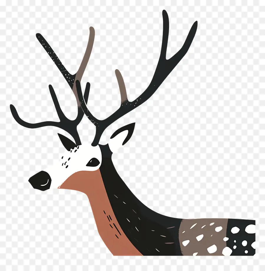 Reindeer，олень PNG