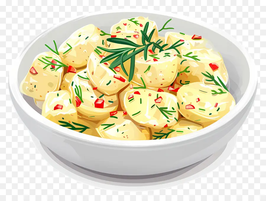 Картофельный салат，Potatoes PNG