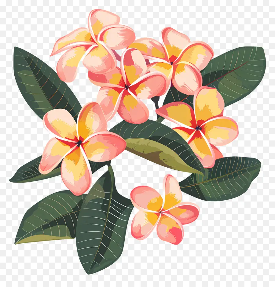 плюмерия，Frangipani Flowers PNG