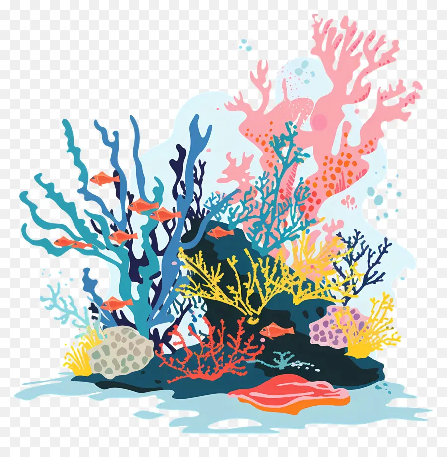 коралловые рифы，Коралловый риф PNG