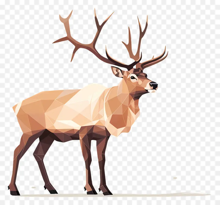 Reindeer，Лось PNG