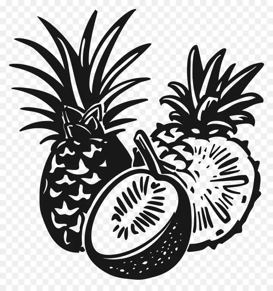 лето，Pineapple PNG