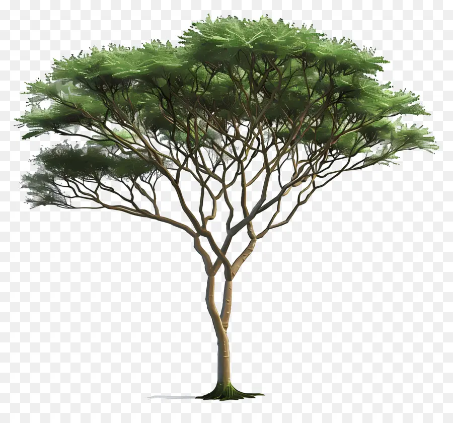 3d Acacia Tree，Дерево PNG