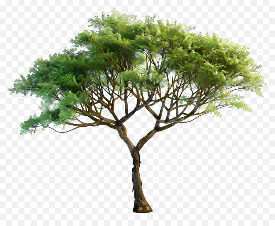 3d Acacia Tree，Дерево PNG