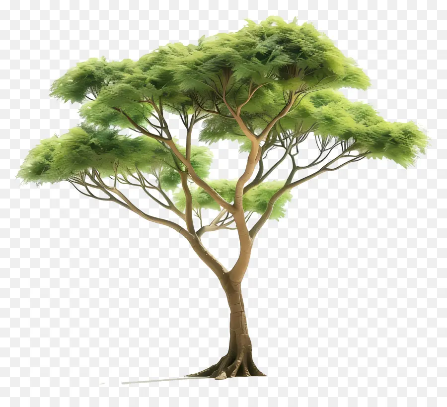 3d Acacia Tree，Дерево PNG