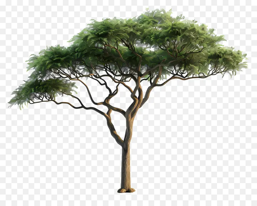 3d Acacia Tree，Дерево PNG