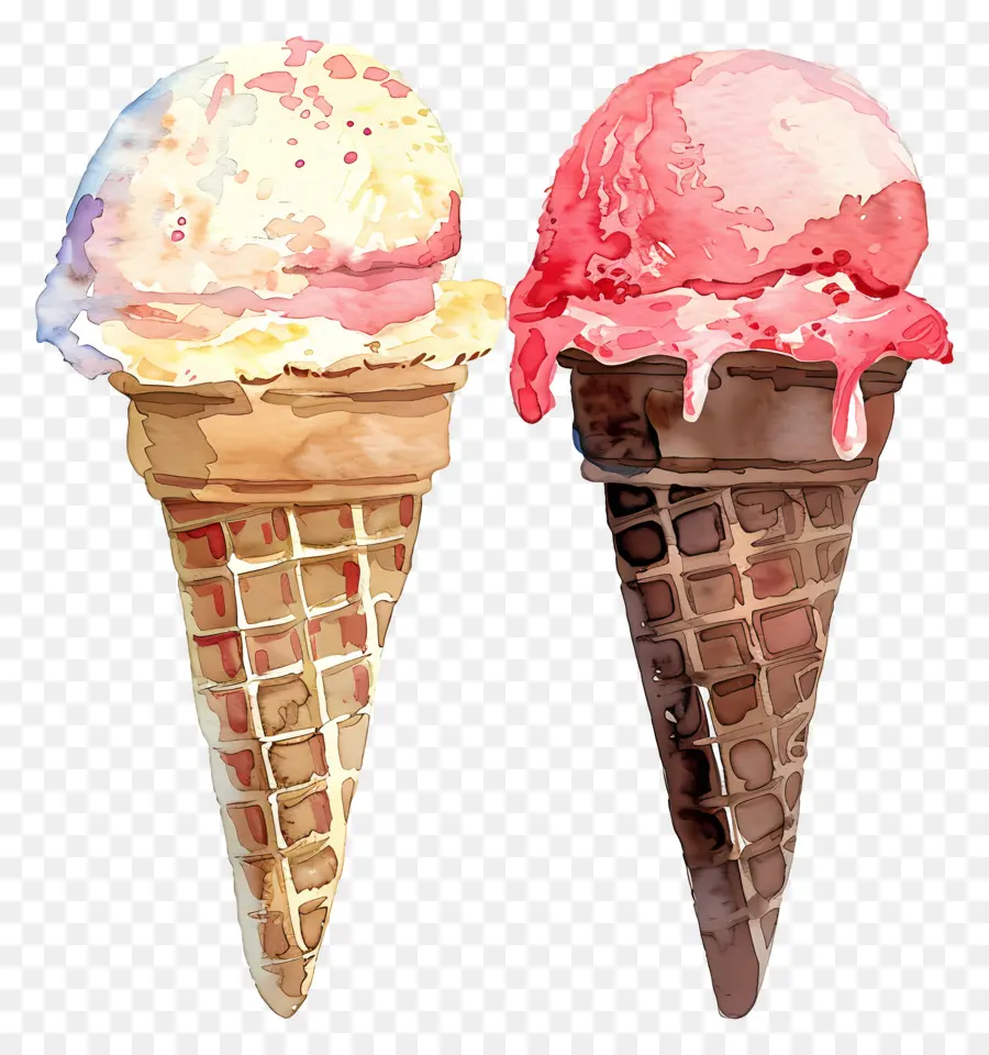 Gelato，Ice Cream Cones PNG