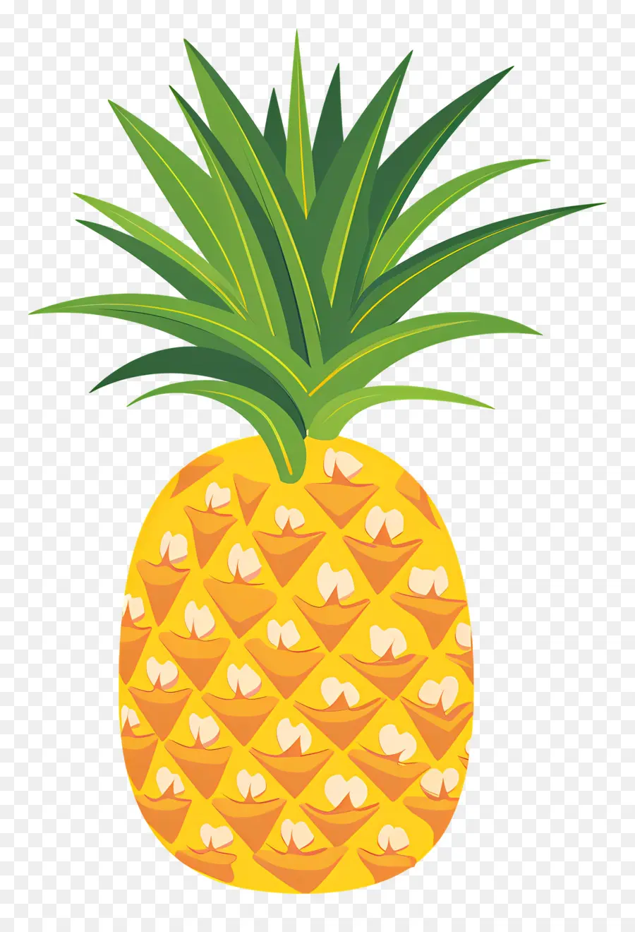 Pineapple，Тропические фрукты PNG