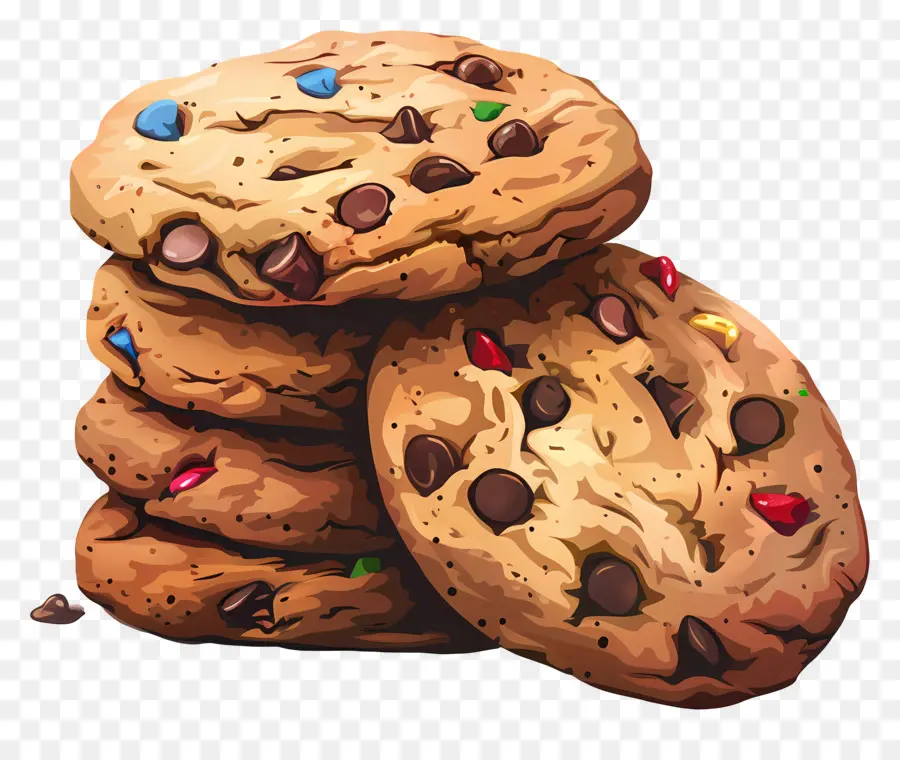 Cookies，шоколадное печенье PNG