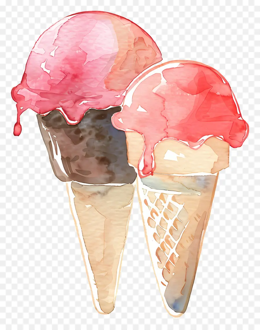 Gelato，Ice Cream Cones PNG