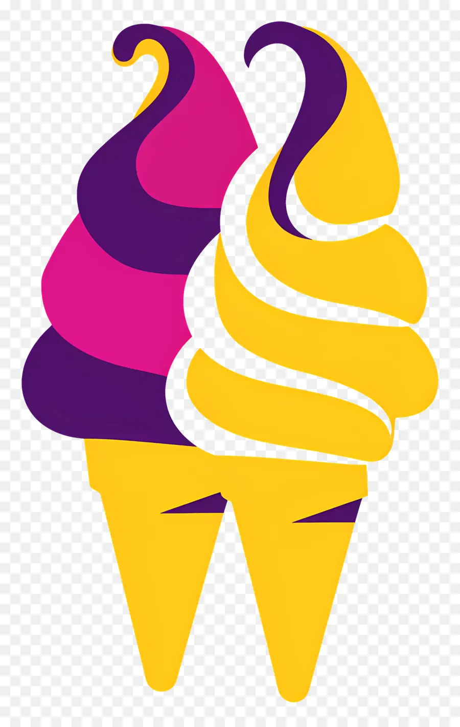 мультфильм мороженое，Ice Cream Cones PNG