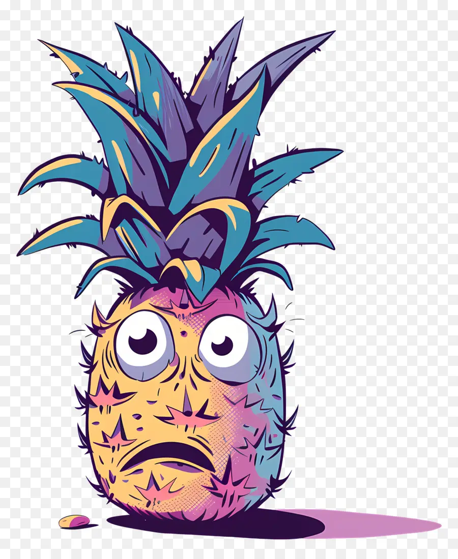 Pineapple，мультфильм PNG