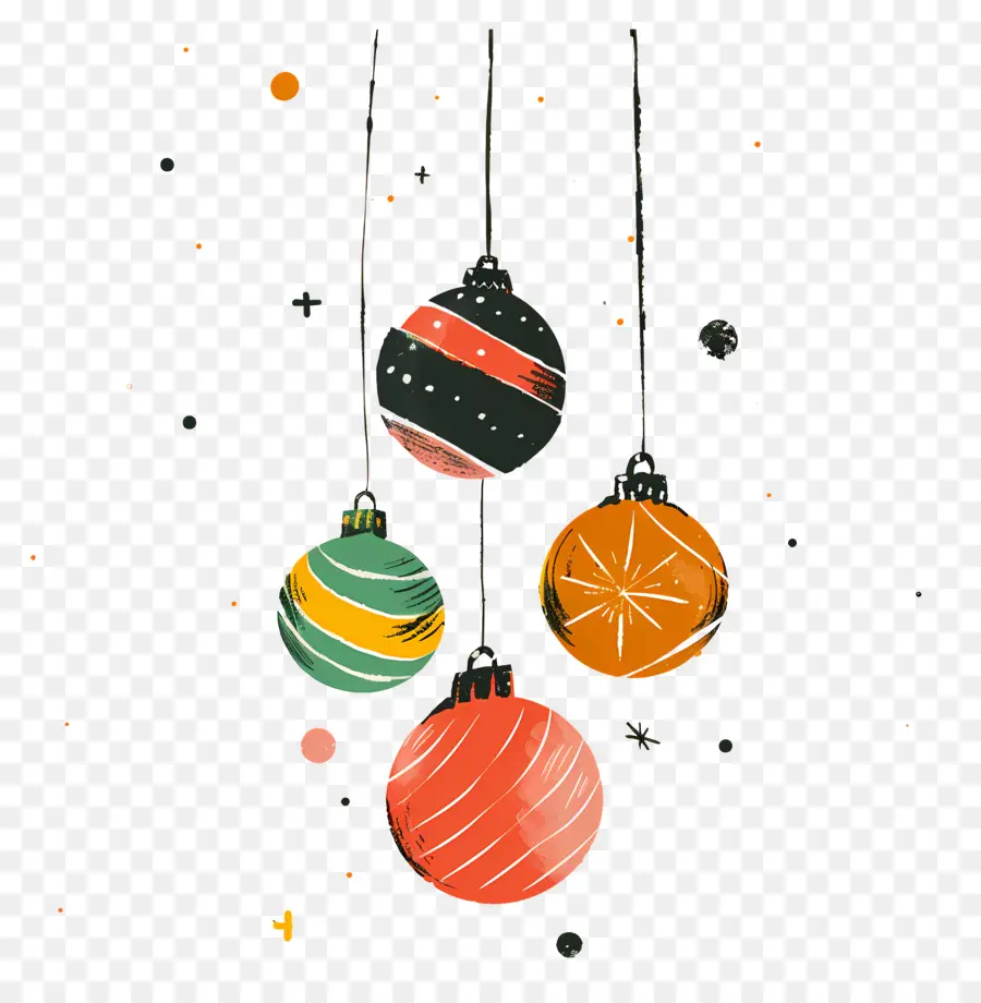 рождественские шары，Christmas Ornaments PNG