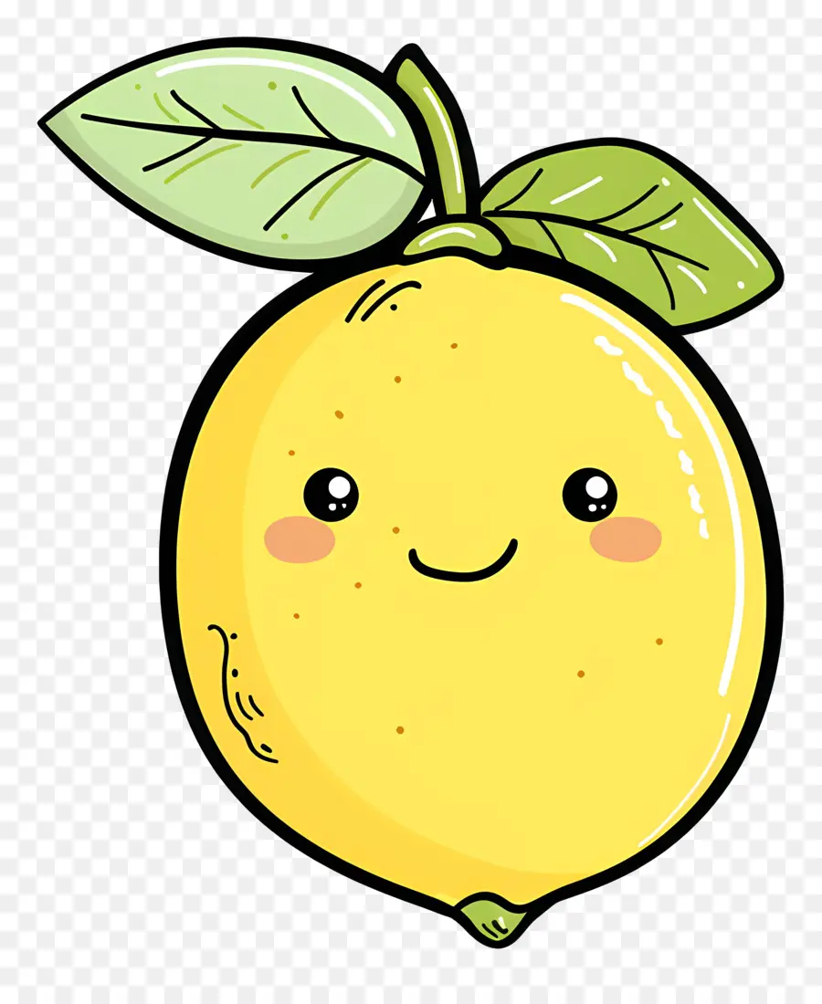 Doodle Lemon，мультфильм лимон PNG