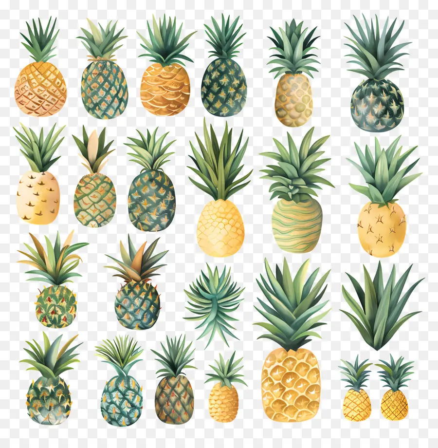 Pineapple，Ананасы PNG