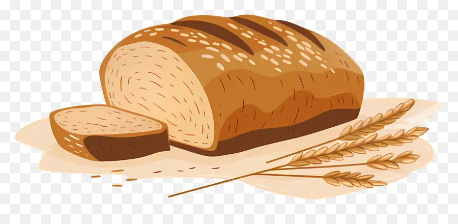 Lammas Loaf，свежий хлеб PNG