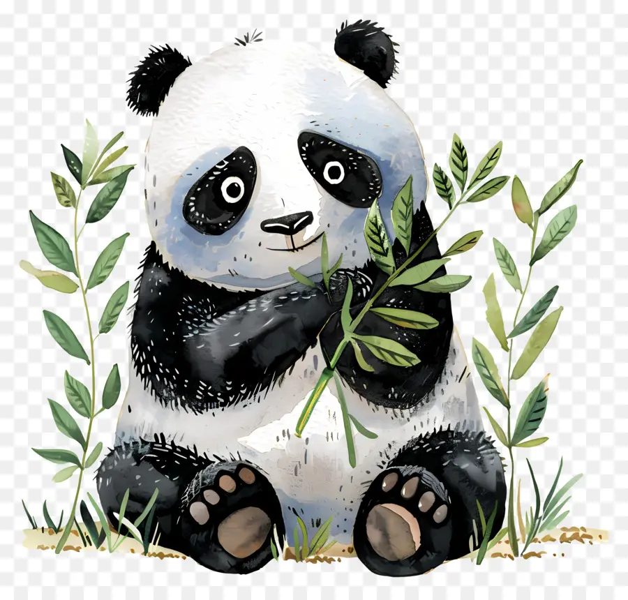 мультфильм панда，Panda Bear PNG