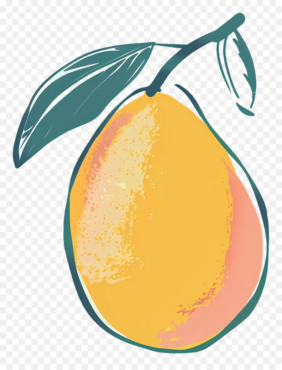 Doodle Mango，Лимон PNG