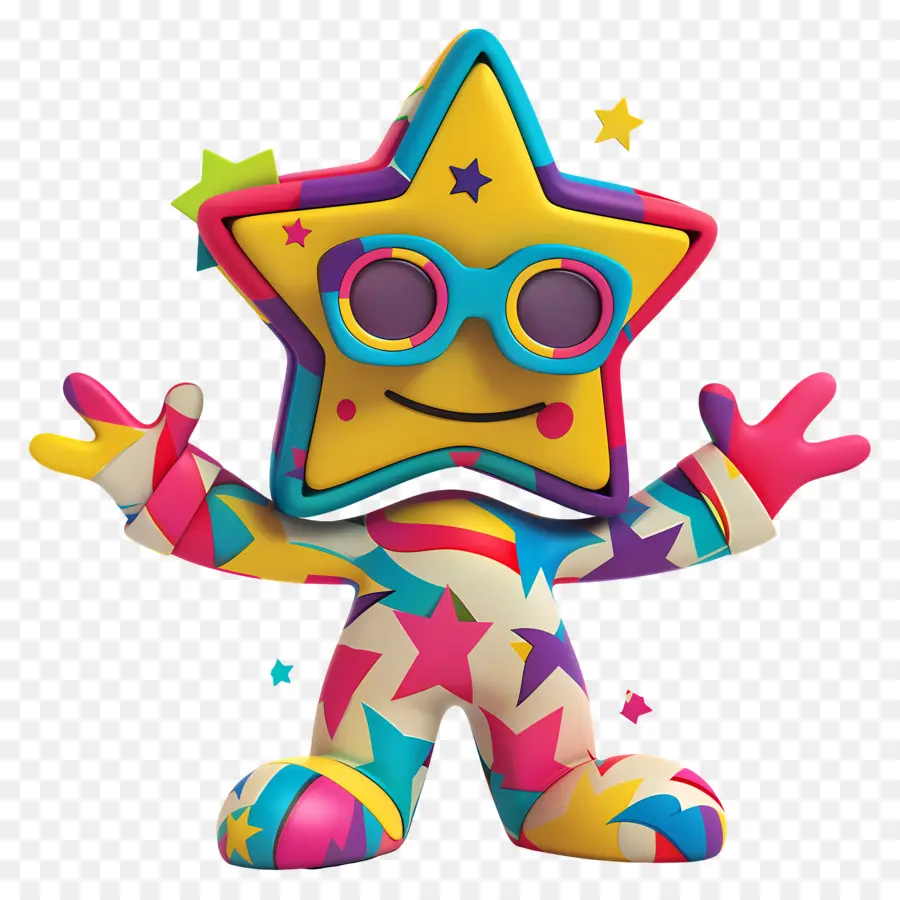 Cartoon Star，персонажа из мультфильма  PNG