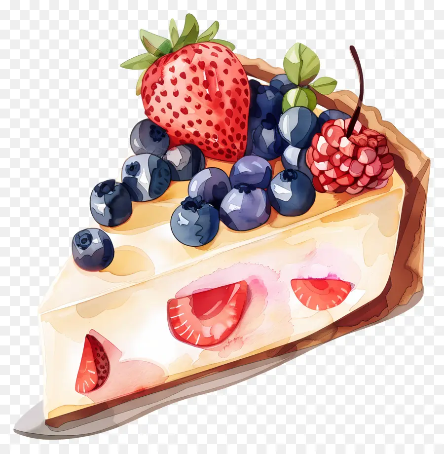 чизкейк，Berries PNG