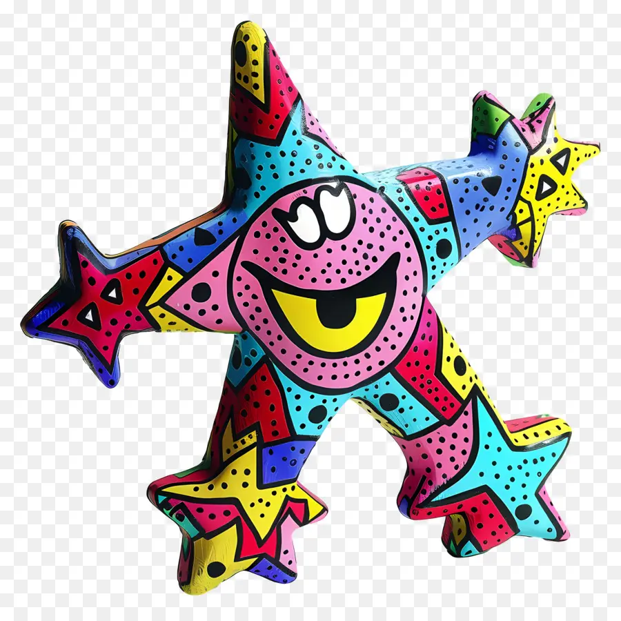 Cartoon Star，расписанную PNG