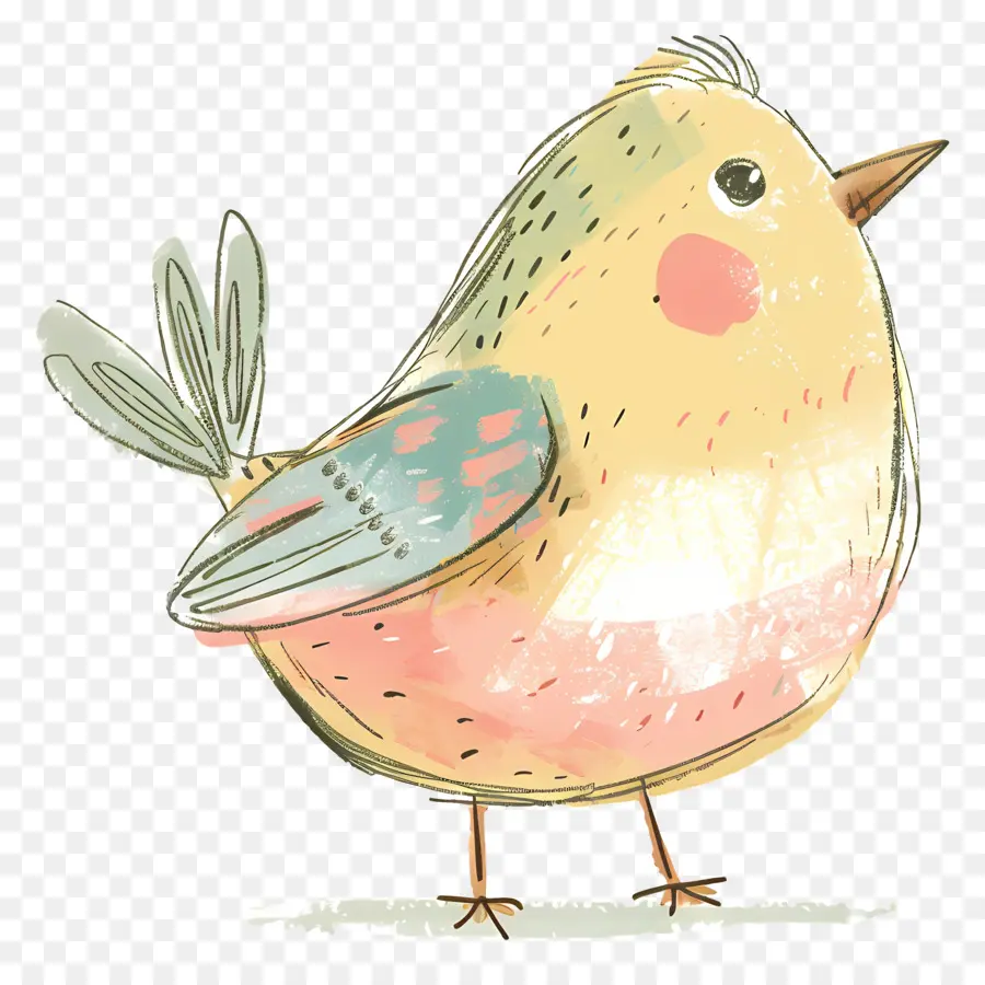 Doodle Bird，иллюстрации птиц  PNG