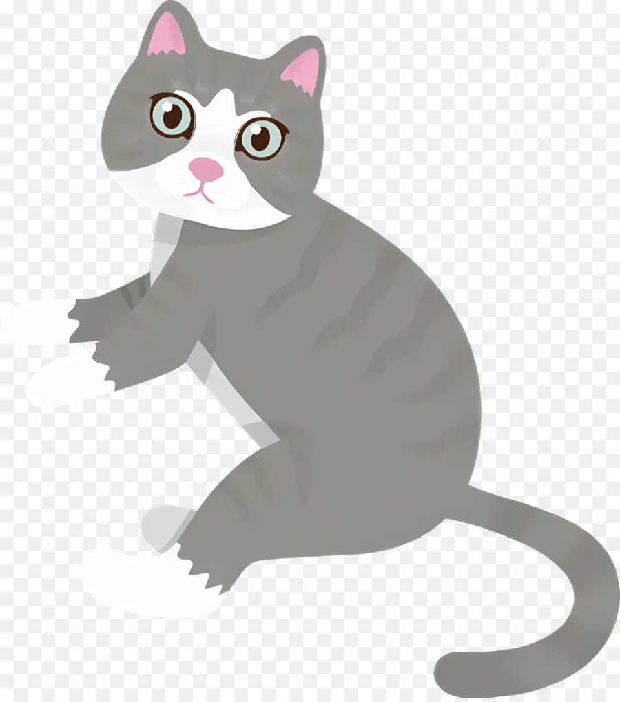 Мультяшный кот，Кот PNG