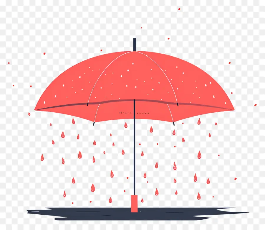 Red Umbrella，Зонтик PNG