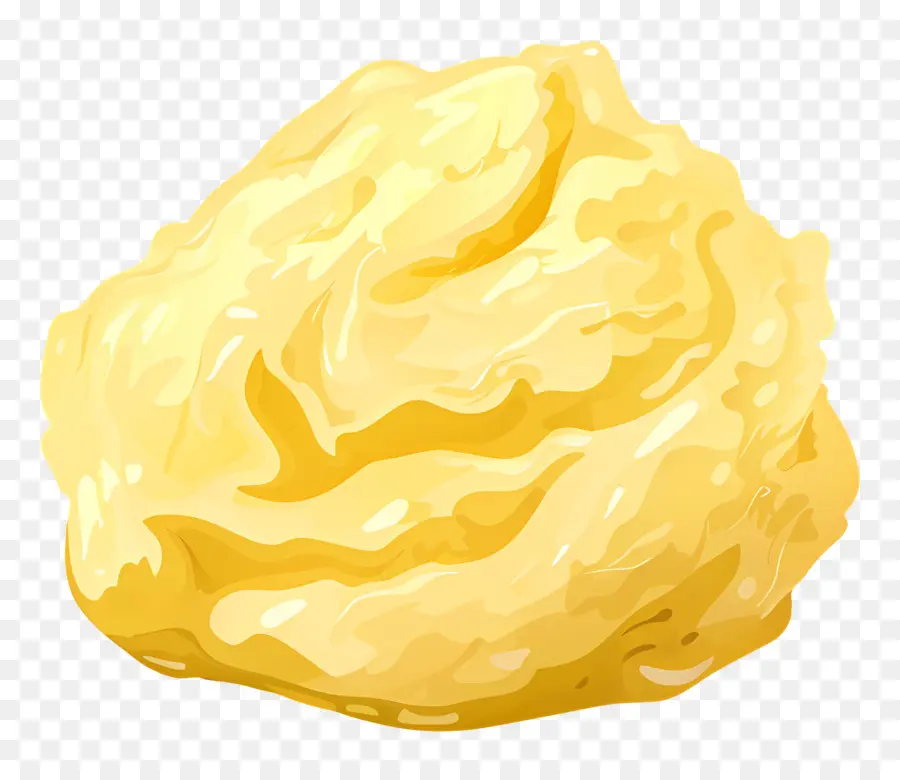 Картофельное пюре，Butter PNG