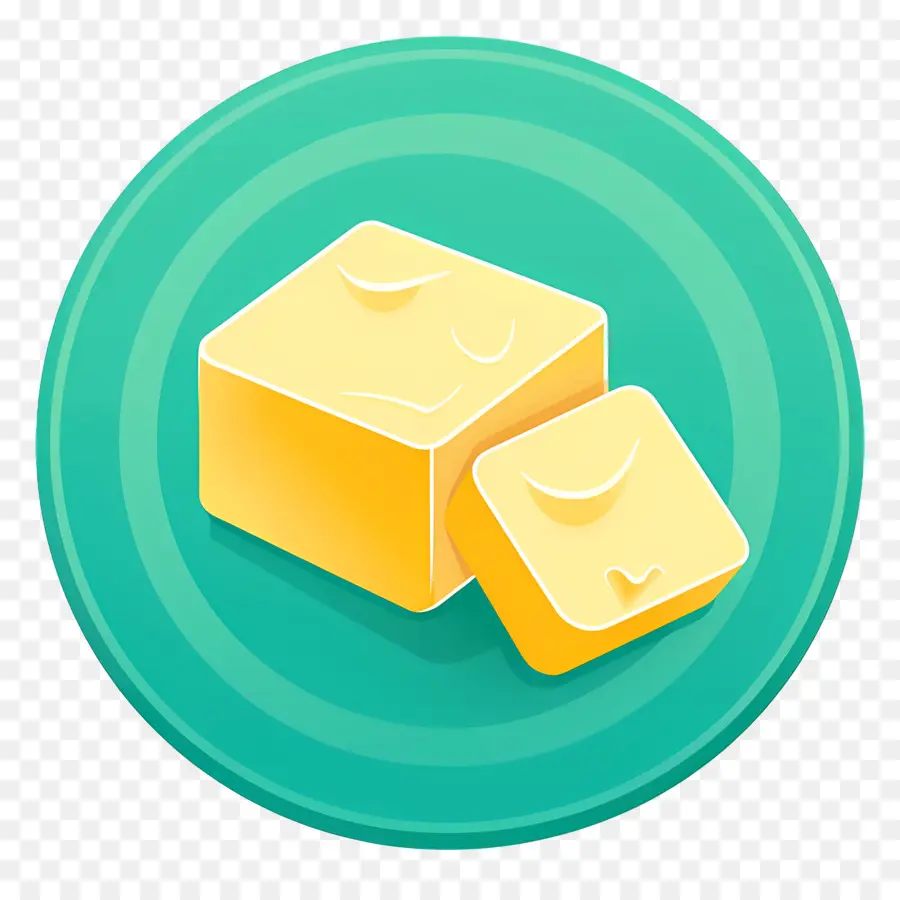 Butter，кубики PNG