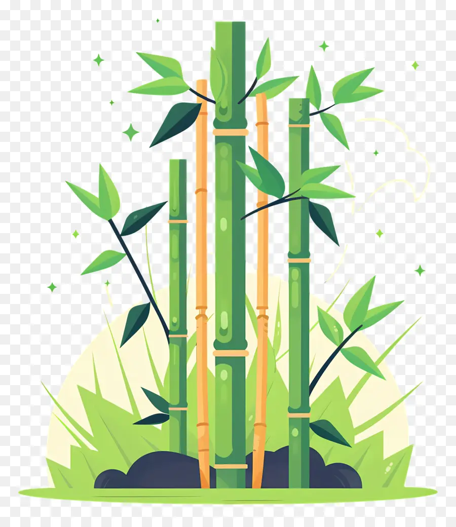 Bamboo，бамбуковые растения PNG