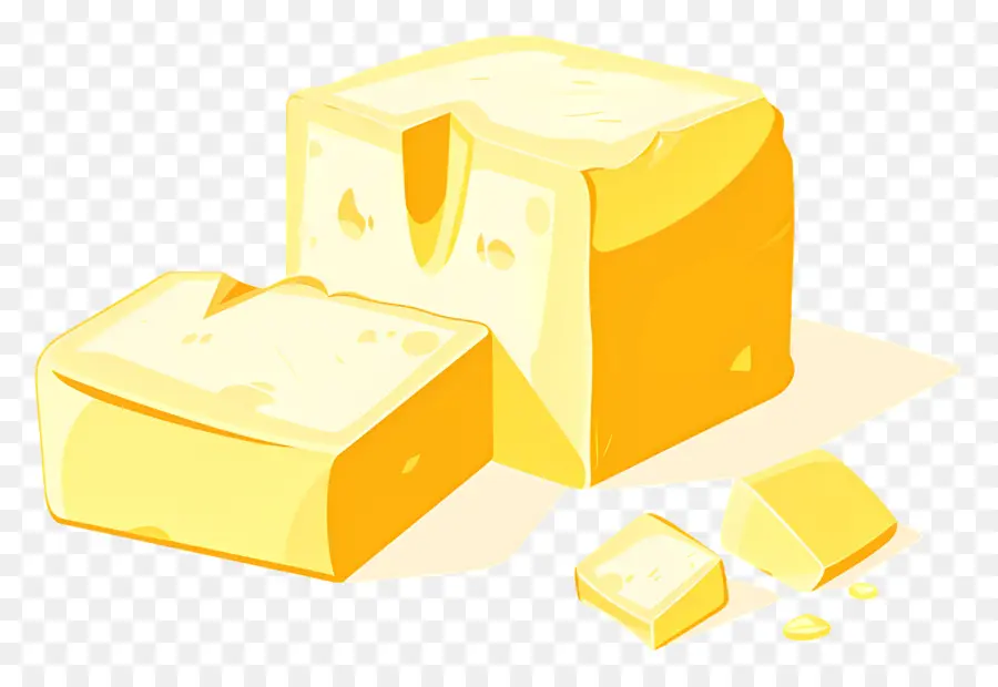 Butter，ломтики PNG