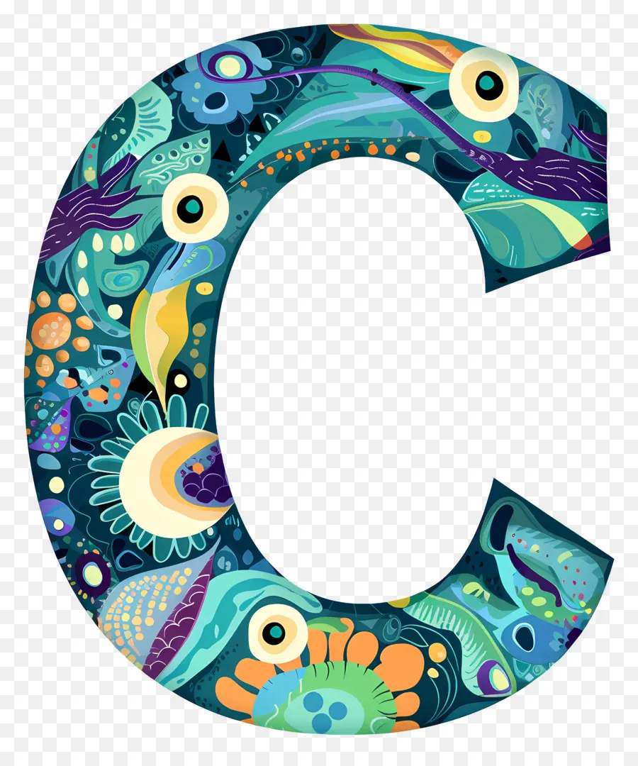 Letter C，Аннотация PNG