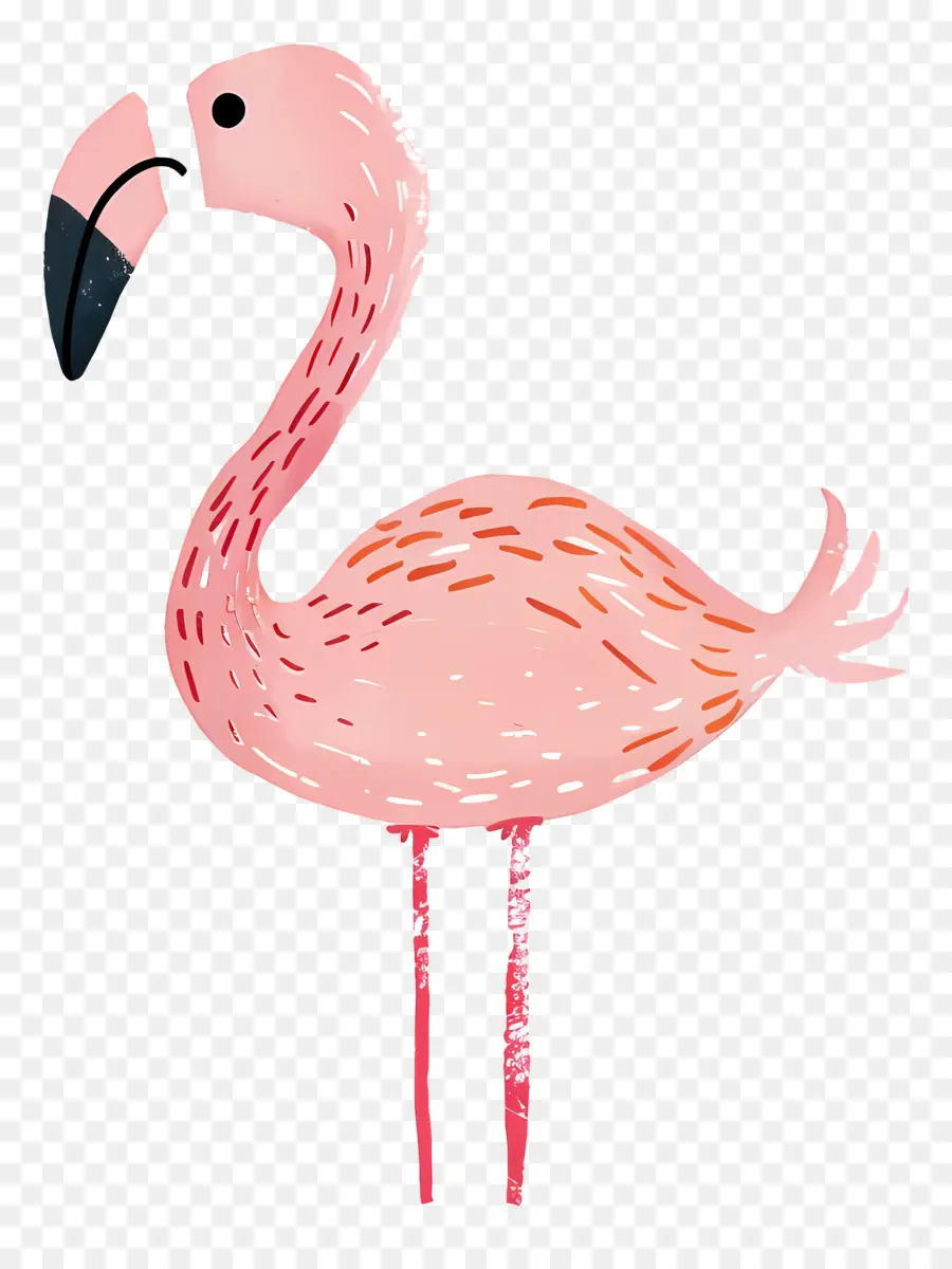 Фламинго，Pink Flamingo PNG