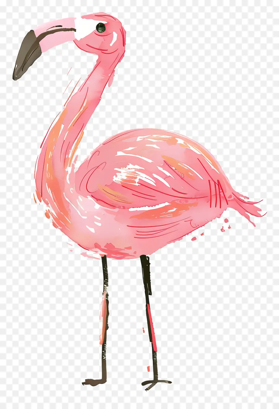 Фламинго，Pink Flamingo PNG