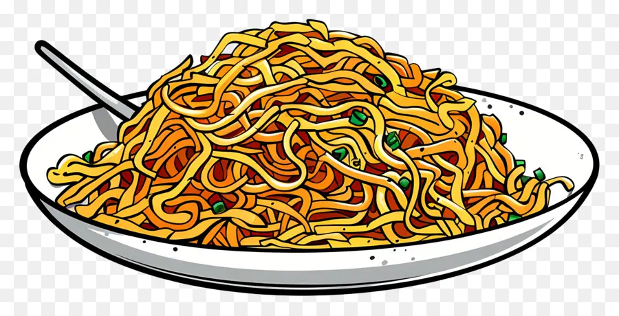 Чоу мейн，Noodles PNG